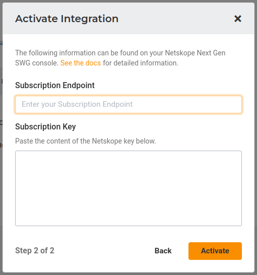 Netskope OutoftheBox Data Collection Integration