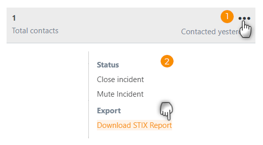 How to download STIX reports