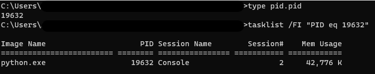 Check integration process - Windows